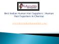 Best indian human hair exporters | Human hair suppliers in chennai (1)