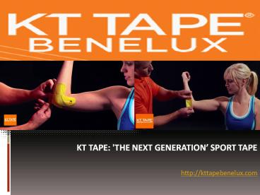 KT Tape Benelux Helpt Je Zelf Sporttape Aanbrengen
