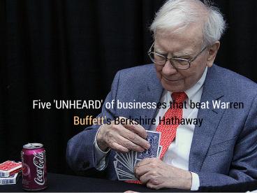 Companies that beat Buffett's Berkshire at his own game