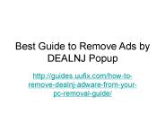 How to Remove Dealnj Adware From Your PC