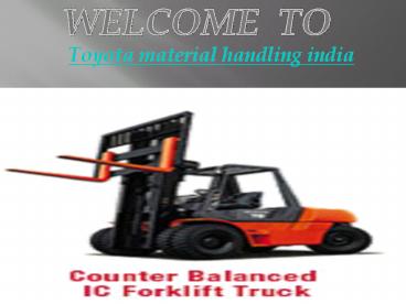 Forklift Manufacturers