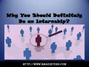 Why You Should Definitely Do an Internship?