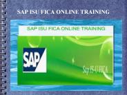 sap isu fica training online institute