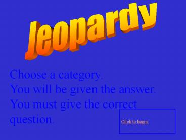 Jeopardy