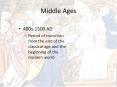Middle Ages PowerPoint PPT Presentation