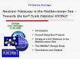 Neutrino Telescopy in the Mediterranean Sea  PowerPoint PPT Presentation