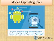 Mobile Apps Testing Tools