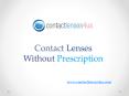 Shop Contact Lenses without Prescription Online PowerPoint PPT Presentation