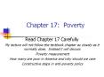 Chapter 17: Poverty PowerPoint PPT Presentation