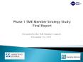 Phase 1 SME Member Strategy Study: Final Report