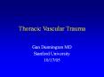 Thoracic Vascular Trauma PowerPoint PPT Presentation