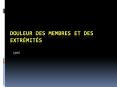 Douleur des membres et des extr PowerPoint PPT Presentation