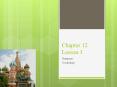 Chapter 12 Lesson 3 PowerPoint PPT Presentation