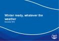 Winter ready, whatever the weather PowerPoint PPT Presentation