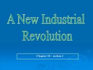 A New Industrial