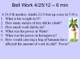 Bell Work 4/25/12  PowerPoint PPT Presentation