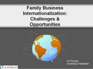 Family Business Internationalization: Challenges