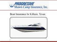 Boat Insurance In Killeen, Texas