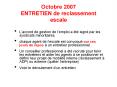 Octobre 2007 ENTRETIEN de reclassement escale PowerPoint PPT Presentation