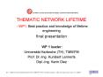 THEMATIC NETWORK LIFETIME - WP1: Best practice and knowledge of lifetime engineering final presentation PowerPoint PPT Presentation