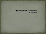 Mens - Shirts And Jackets - Descendant Of Thieves