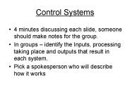 Control Systems
