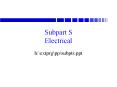 Subpart S Electrical PowerPoint PPT Presentation