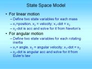 State Space Model