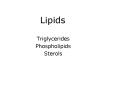 Lipids PowerPoint PPT Presentation