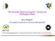 The Fermilab Neutrino Program 