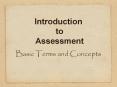 Introduction%20to%20Assessment PowerPoint PPT Presentation