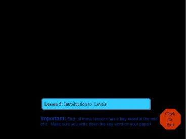 presentation player overlay