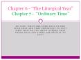 Do now: what are some days of the year that are very important to you? Why? How do you show others that these days and times are special to you? PowerPoint PPT Presentation