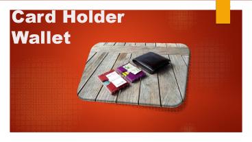 Card Holder Wallet