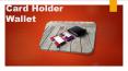 Card Holder Wallet PowerPoint PPT Presentation