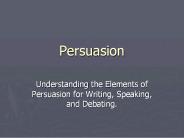 Persuasion