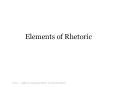 Elements%20of%20Rhetoric PowerPoint PPT Presentation