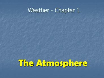 Weather - Chapter 1