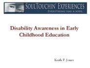 Disability Awareness in Early Childhood Education