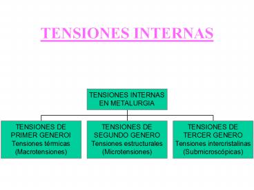 TENSIONES INTERNAS