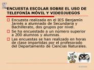 Encuesta realizada en el IES Benjam