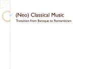 (Neo) Classical Music