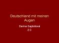 Deutschland mit meinen Augen PowerPoint PPT Presentation