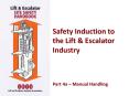 Safety Induction to the Lift PowerPoint PPT Presentation