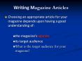 Writing%20Magazine%20Articles PowerPoint PPT Presentation