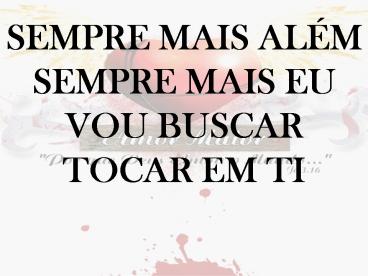 Ministerio Amor Maior