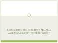 Revitalizing the Roll Back Malaria Case Management Working Group PowerPoint PPT Presentation