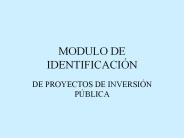 MODULO DE IDENTIFICACI