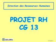 Direction des Ressources Humaines