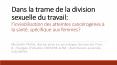 Dans la trame de la division sexuelle du travail: l PowerPoint PPT Presentation